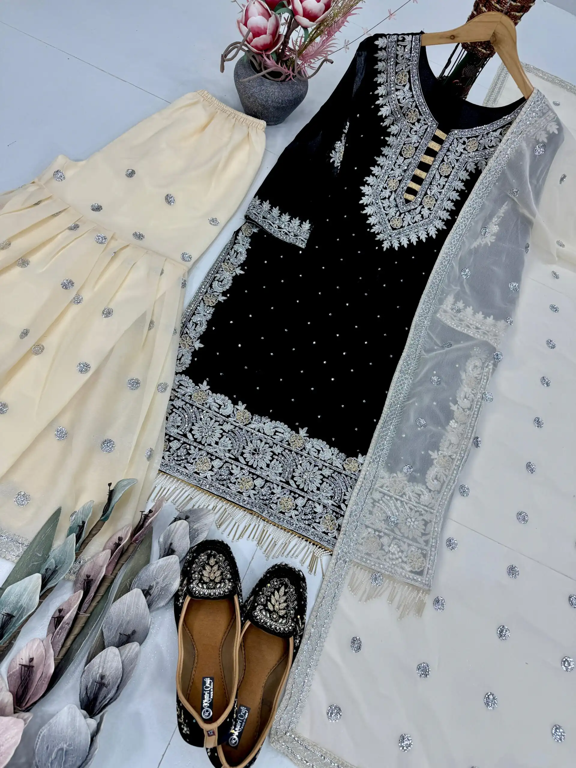 KF 1710 Black Color Georgette Salwar Suit with Lace Work. Wedding, Party, Festive, Events Introductory Price ₹2049. Delivery 4-6 Working Days. Shop now. | Jump Suits, Tops & Bottoms, Track Suits, Trendy Wear, Casual Suits, Creative suits, Designer Suits, Palazzo Suits, Party Wear Suits, Patiala Suits, Salwar suit, Straight Suits