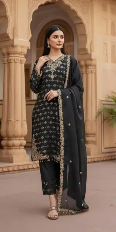 ZSR 3158 Black in Organza Silk Lace Work & Embroidery Work Salwar Suit . Get it for ₹2399. Delivery 4-6 Working Days. Shop now. | Jump Suits, Straight Suits, Tops & Bottoms, Track Suits, Trendy Wear, Casual Suits, Creative suits, Designer Suits, Palazzo Suits, Party Wear Suits, Patiala Suits, Salwar suit