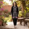 Kurti INLI Libas Black in Rayon Embroidery Work . Wedding, Party, Festive, EventsGet it for ₹1599. Delivery 4-6 Working Days. Shop now. | Bollywood Kurti, Creative Kurtis, Designer Kurti, Kurti, Party Wear Kurti, Selfie Kurti