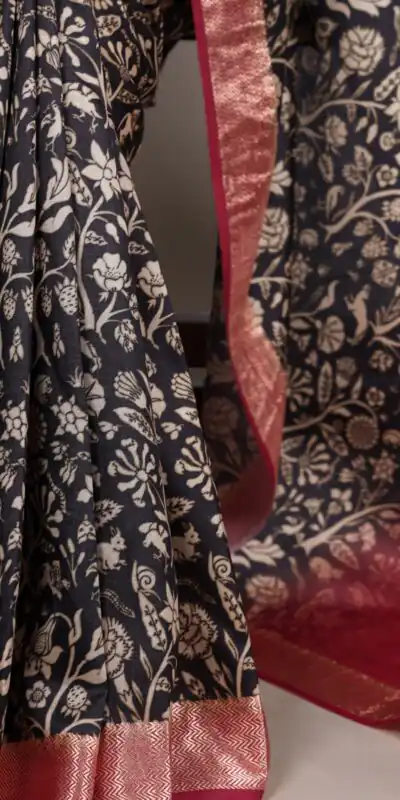 YNF 7055 Black in Tasar Silk With Viscose Border Lace Work & Lace Border Saree. Exclusive Offer ₹1699. Delivery 4-6 Working Days. Shop now. | Bollywood Sarees, Creative Sarees, Designer Sarees, Embroidered Sarees, Ethnic Saree, Modern Digital sarees, Party Wear Sarees, Sarees