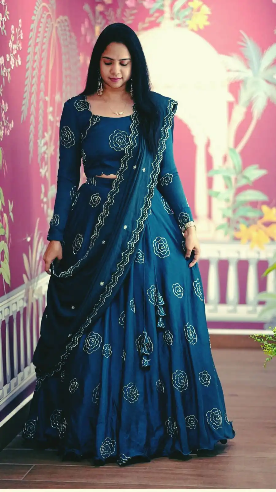 PC 553 Blue Chinon Lehenga Choli Perfect for Wedding, Party, Lohri, Engagement, Family Gatherings – . Affordable Price ₹2449. Delivery 4-6 Working Days | Bollywood Lehenga, Creative Lehenga, Designer Lehenga, Embroidered Lehenga, Lehenga, Party Wear Lehenga