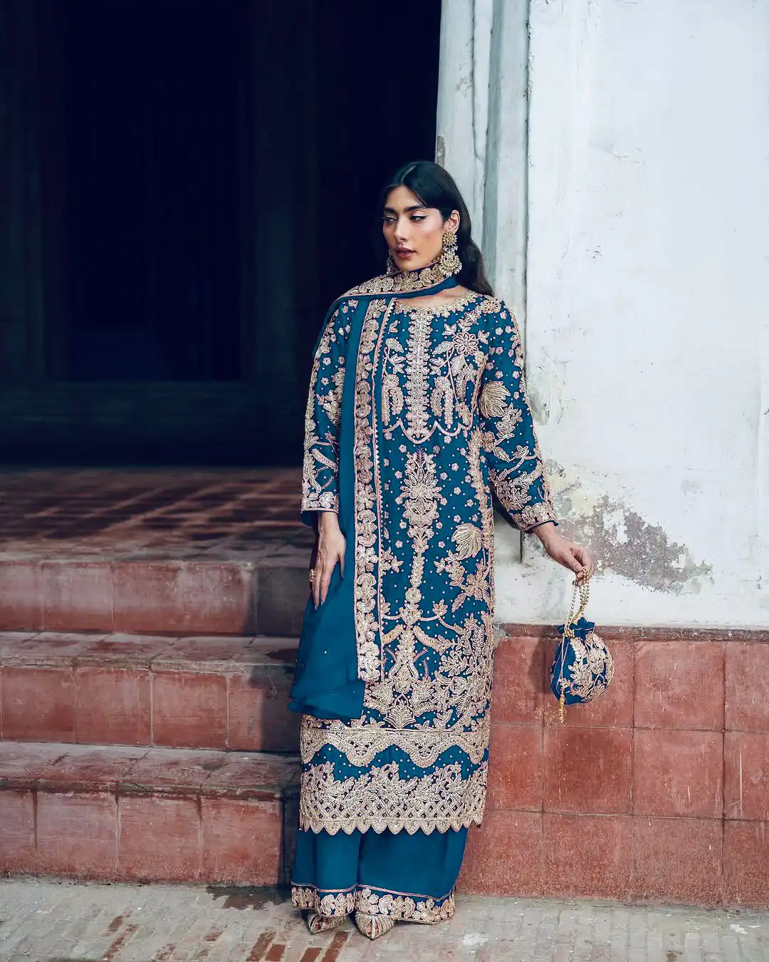ZF 433 Blue Faux Georgette Salwar Suit Perfect for Wedding, Party, Anniversary, Ethnic Day, Raksha Bandhan – . Introductory Price ₹2149. Delivery 4-6 Wor | Jump Suits, Straight Suits, Tops & Bottoms, Track Suits, Trendy Wear, Casual Suits, Creative suits, Designer Suits, Palazzo Suits, Party Wear Suits, Patiala Suits, Salwar suit