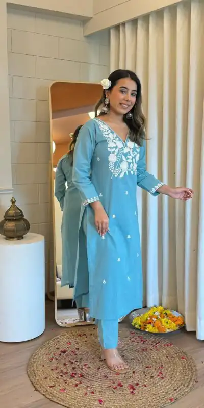 MF 904 Blue in Rayon Designer Wed Lakhnavi  Style Work Salwar Suit . Get it for ₹1499. Delivery 4-6 Working Days. Shop now. | Jump Suits, Straight Suits, Tops & Bottoms, Track Suits, Trendy Wear, Casual Suits, Creative suits, Designer Suits, Palazzo Suits, Party Wear Suits, Patiala Suits, Salwar suit
