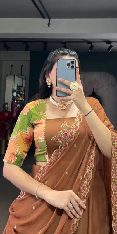 LNB 1068 Brown in Chocolate Crush Embroidery Work & Sequins Work Lehenga Choli . Available at ₹3349 only. Delivery 4-6 Working Days. Shop now. | Bollywood Lehenga, Creative Lehenga, Designer Lehenga, Embroidered Lehenga, Lehenga, Party Wear Lehenga