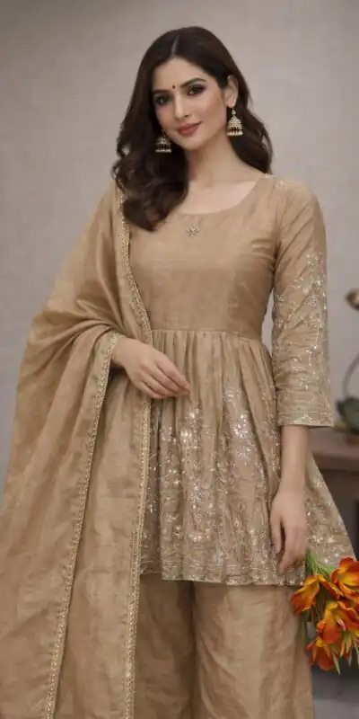 VLM 300 Chiku Chinon Silk with Lace Work & Embroidery Work Salwar Suit . Affordable Price ₹1899. Delivery 4-6 Working Days. Shop now. | Jump Suits, Straight Suits, Casual Suits, Creative suits, Designer Suits, Palazzo Suits, Party Wear Suits, Patiala Suits, Salwar suit