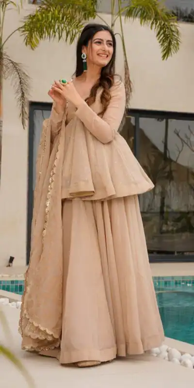 RTC 5864 Cream Tabby Organza Salwar Suit with Lace Work. Wedding, Party, Festive, Events Best Price ₹2049. Delivery 4-6 Working Days. Shop now. | Jump Suits, Straight Suits, Tops & Bottoms, Track Suits, Trendy Wear, Casual Suits, Creative suits, Designer Suits, Palazzo Suits, Party Wear Suits, Patiala Suits, Salwar suit