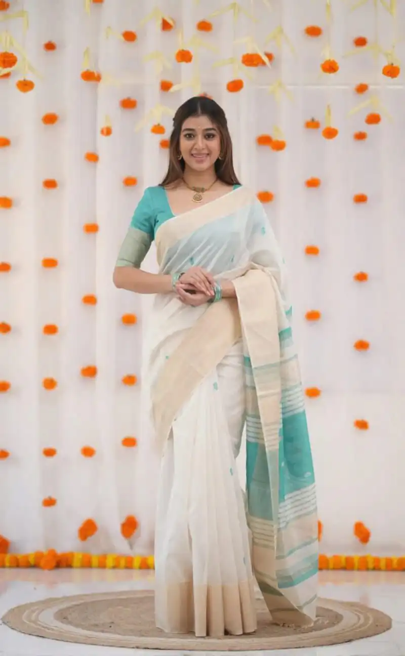 KPR 272 Firozi Color Soft Lilan Slab Saree with Lace Work & Lace Border. Get it for ₹1399. Delivery 4-6 Working Days. Shop now. | Bollywood Sarees, Creative Sarees, Designer Sarees, Embroidered Sarees, Ethnic Saree, Modern Digital sarees, Party Wear Sarees, Sarees