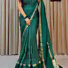 MS 458 Green in Dola Silk Lace Border & Sequins Work Saree . Affordable Price ₹1349. Delivery 4-6 Working Days. Shop now. | Bollywood Sarees, Creative Sarees, Designer Sarees, Embroidered Sarees, Ethnic Saree, Modern Digital sarees, Party Wear Sarees, Sarees