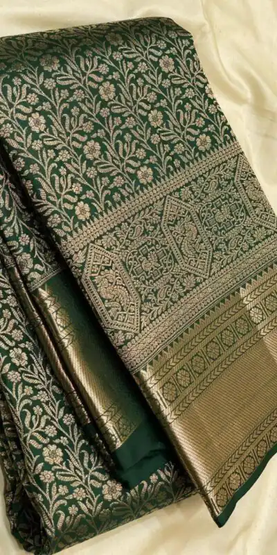 KPR 261 Green in Soft Lichi Silk Lace Border & Lace Work Saree . Available at ₹1499 only. Delivery 4-6 Working Days. Shop now. | Bollywood Sarees, Creative Sarees, Designer Sarees, Embroidered Sarees, Ethnic Saree, Modern Digital sarees, Party Wear Sarees, Sarees