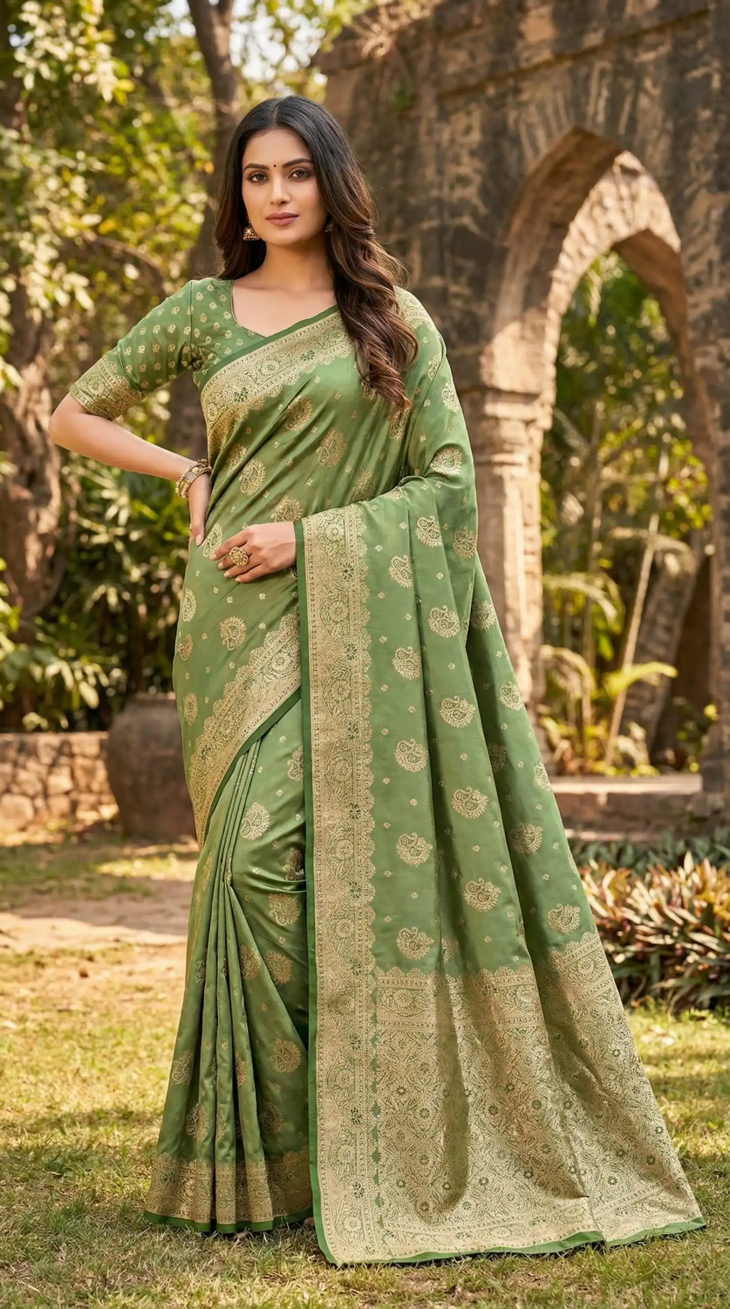 MB 9 Green Color Satin Silk Saree with Lace Work & Zari Work. Exclusive Offer ₹2149. Delivery 4-6 Working Days. Shop now. | Bollywood Sarees, Creative Sarees, Designer Sarees, Embroidered Sarees, Ethnic Saree, Modern Digital sarees, Party Wear Sarees, Sarees