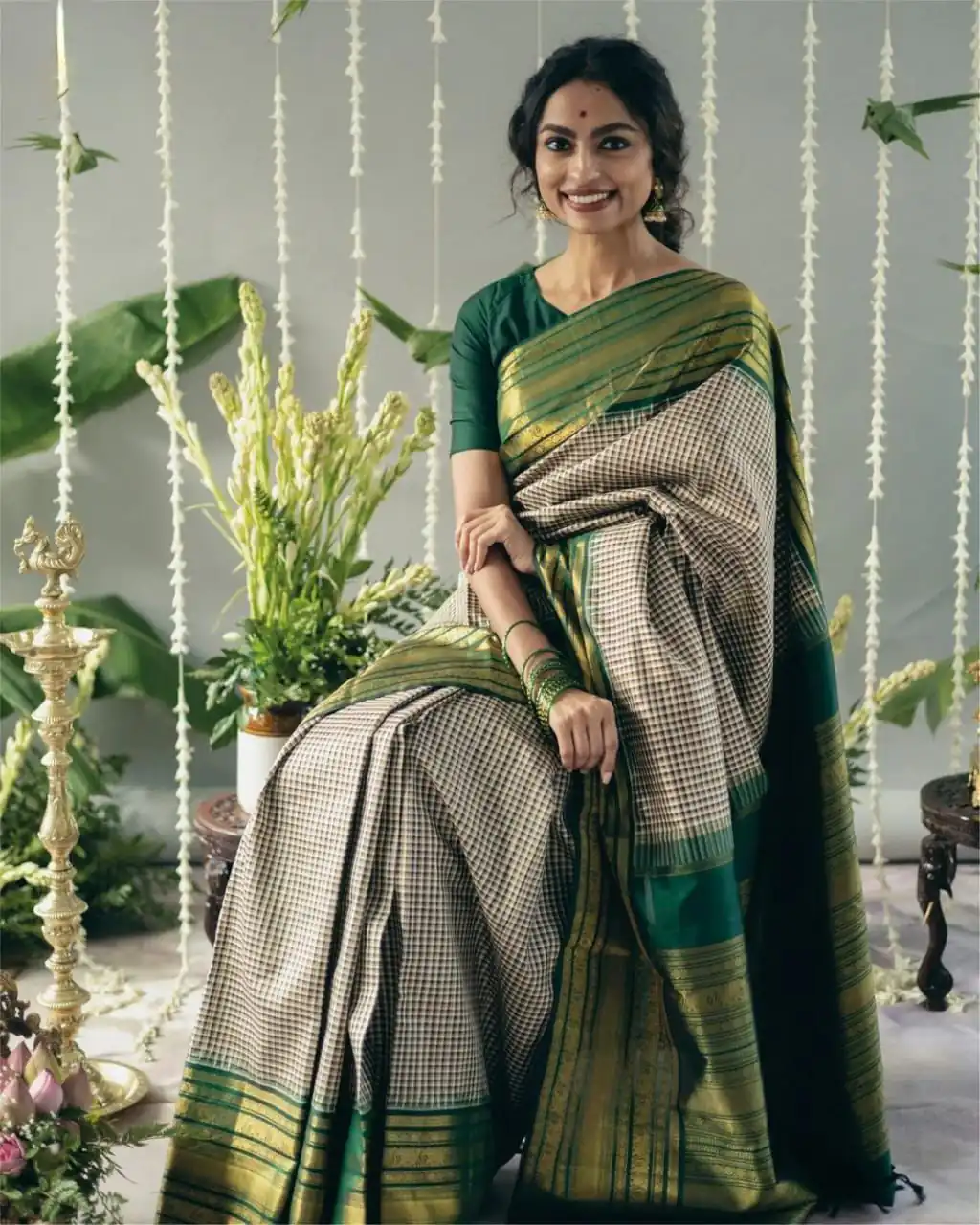 KPR 247 Green Color Soft Lichi Silk Saree with Lace Border & Lace Work. Best Price ₹1499. Delivery 4-6 Working Days. Shop now. | Bollywood Sarees, Creative Sarees, Designer Sarees, Embroidered Sarees, Ethnic Saree, Modern Digital sarees, Party Wear Sarees, Sarees