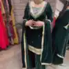 LG 2044 Green in Velvet Mirror Work & Embroidery Work Salwar Suit . Best Price ₹2599. Delivery 4-6 Working Days. Shop now. | Jump Suits, Straight Suits, Tops & Bottoms, Track Suits, Trendy Wear, Casual Suits, Creative suits, Designer Suits, Palazzo Suits, Party Wear Suits, Patiala Suits, Salwar suit