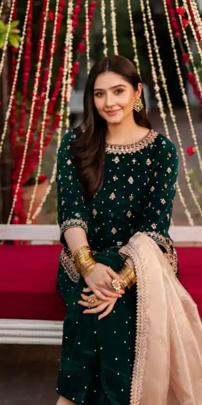 KD 1536 Green Viscose Velvet Thread Sequence Work Salwar Suit Wedding, Party, Festive, Events, Special Price ₹2399. Delivery 4-6 Working Days. Shop now. | Designer Suits, Jump Suits, Tops & Bottoms, Track Suits, Trendy Wear, Casual Suits, Creative suits, Palazzo Suits, Party Wear Suits, Patiala Suits, Salwar suit, Straight Suits