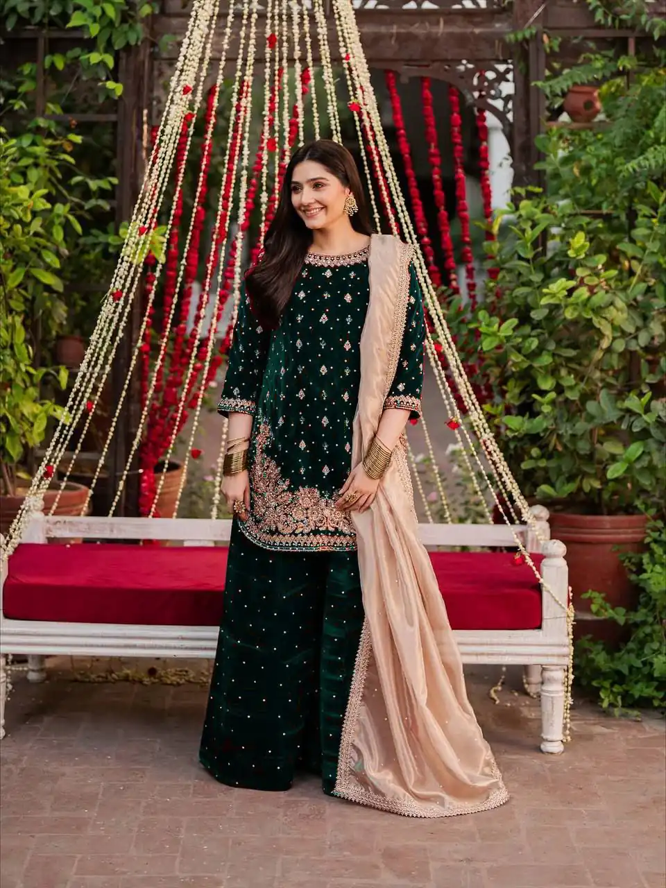 KD 1536 Green Viscose Velvet Thread Sequence Work Salwar Suit Wedding, Party, Festive, Events, Special Price ₹2399. Delivery 4-6 Working Days. Shop now. | Designer Suits, Jump Suits, Tops & Bottoms, Track Suits, Trendy Wear, Casual Suits, Creative suits, Palazzo Suits, Party Wear Suits, Patiala Suits, Salwar suit, Straight Suits