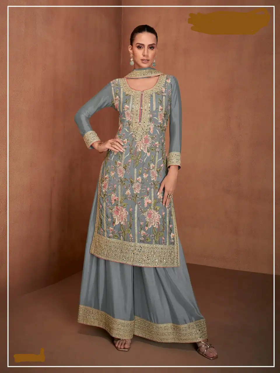 FC 7478 Grey in Chinon Embroidery Work Salwar Suit . Special Price ₹3099. Wedding, Party, Festive, Events, Delivery 4-6 Working Days. Shop now. | Jump Suits, Straight Suits, Tops & Bottoms, Track Suits, Trendy Wear, Casual Suits, Creative suits, Designer Suits, Palazzo Suits, Party Wear Suits, Patiala Suits, Salwar suit