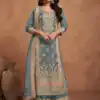 FC 1125 Grey Vichitra Salwar Suit with Embroidery Work & Lace Work. Available at ₹3049 only. Delivery 4-6 Working Days. Shop now. | Jump Suits, Straight Suits, Tops & Bottoms, Track Suits, Trendy Wear, Casual Suits, Creative suits, Designer Suits, Palazzo Suits, Party Wear Suits, Patiala Suits, Salwar suit