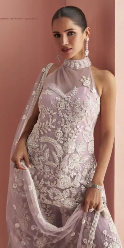 FC 10088 Lavender in Color Heavy Net Embroidery Work Salwar Suit . Introductory Price ₹3599. Delivery 4-6 Working Days. Shop now. | Jump Suits, Straight Suits, Tops & Bottoms, Track Suits, Trendy Wear, Casual Suits, Creative suits, Designer Suits, Palazzo Suits, Party Wear Suits, Patiala Suits, Salwar suit