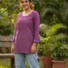 INLI Charmi vol 2 Lavender in Rayon Chikan Work Designer Work Kurti . Affordable Price ₹1349. Delivery 4-6 Working Days. Shop now. | Bollywood Kurti, Creative Kurtis, Designer Kurti, Kurti, Party Wear Kurti, Selfie Kurti