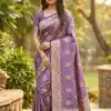 MB 9 Lavender Color Satin Silk Saree with Lace Work & Zari Work. Exclusive Offer ₹2149. Delivery 4-6 Working Days. Shop now. | Bollywood Sarees, Creative Sarees, Designer Sarees, Embroidered Sarees, Ethnic Saree, Modern Digital sarees, Party Wear Sarees, Sarees