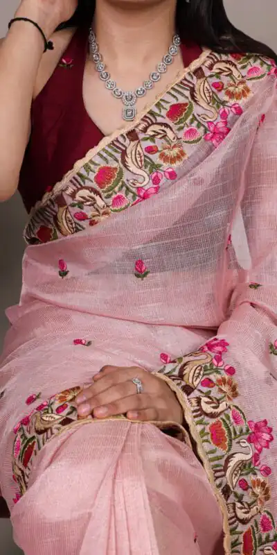 YNF 7400 Light Pink Zari Kota Tissue Saree Perfect for Wedding, Party, Mehendi, Housewarming, Haldi – . Special Price ₹3299. Delivery 4-6 Working Days. | Bollywood Sarees, Creative Sarees, Designer Sarees, Embroidered Sarees, Ethnic Saree, Modern Digital sarees, Party Wear Sarees, Sarees