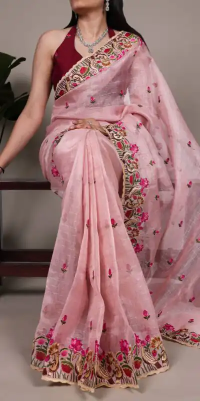 YNF 7400 Light Pink Zari Kota Tissue Saree Perfect for Wedding, Party, Mehendi, Housewarming, Haldi – . Special Price ₹3299. Delivery 4-6 Working Days. | Bollywood Sarees, Creative Sarees, Designer Sarees, Embroidered Sarees, Ethnic Saree, Modern Digital sarees, Party Wear Sarees, Sarees