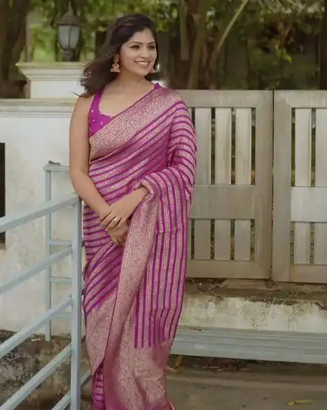 KPR 232 Light Purple Soft Lichi Silk Saree Perfect for Wedding, Party, Anniversary, Sangeet, Baby Shower Now at just ₹1399. Delivery 4-6 Working Days. Shop | Bollywood Sarees, Creative Sarees, Designer Sarees, Embroidered Sarees, Ethnic Saree, Modern Digital sarees, Party Wear Sarees, Sarees
