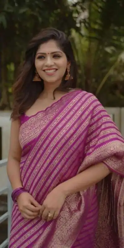 KPR 232 Light Purple Soft Lichi Silk Saree Perfect for Wedding, Party, Anniversary, Sangeet, Baby Shower Now at just ₹1399. Delivery 4-6 Working Days. Shop | Bollywood Sarees, Creative Sarees, Designer Sarees, Embroidered Sarees, Ethnic Saree, Modern Digital sarees, Party Wear Sarees, Sarees