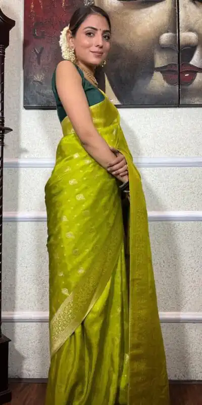 KPR 210 Lime Yellow Soft Lichi Silk Saree with Lace Work & Lace Border. Special Price ₹1399. Delivery 4-6 Working Days. Shop now. | Bollywood Sarees, Creative Sarees, Designer Sarees, Embroidered Sarees, Ethnic Saree, Modern Digital sarees, Party Wear Sarees, Sarees