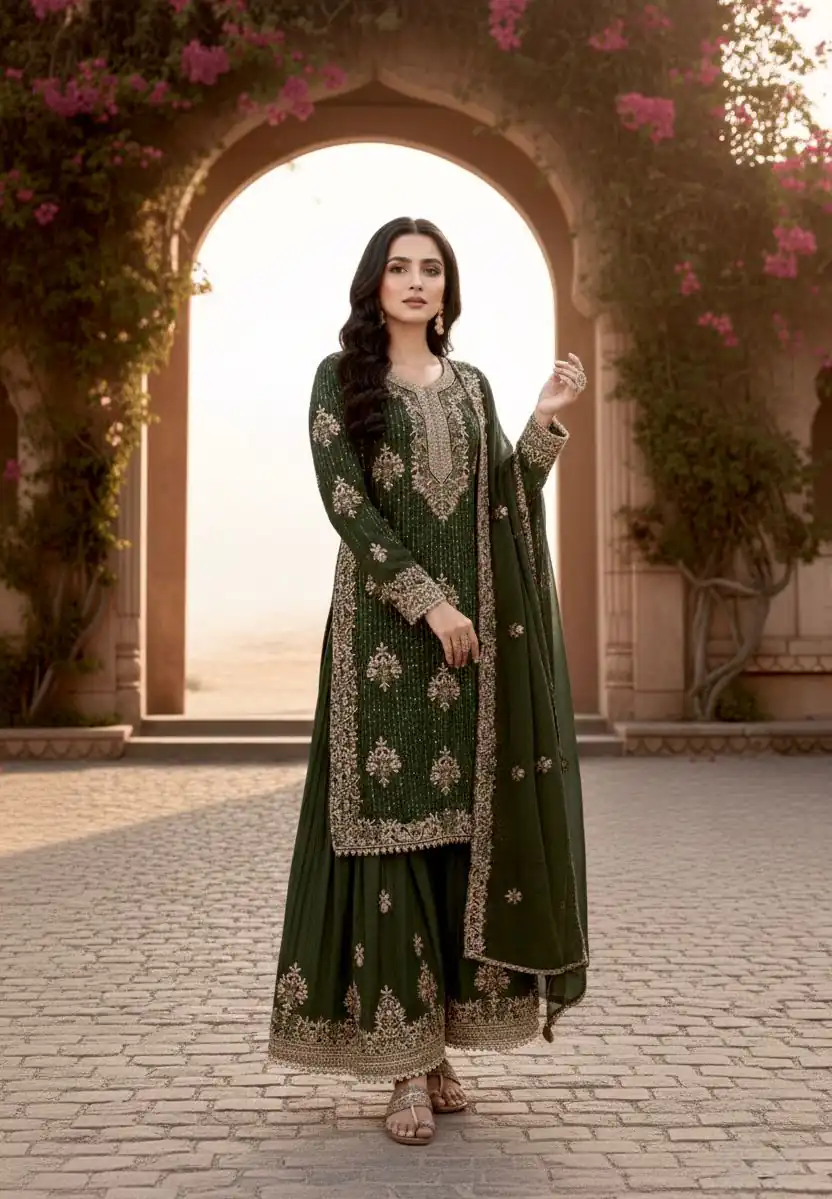 AD 219 Mahendi in Pure Organza Silk Embroidery Work & Cut Work Salwar Suit . Exclusive Offer ₹2499. Delivery 4-6 Working Days. Shop now. | Jump Suits, Straight Suits, Tops & Bottoms, Track Suits, Trendy Wear, Casual Suits, Creative suits, Designer Suits, Palazzo Suits, Party Wear Suits, Patiala Suits, Salwar suit