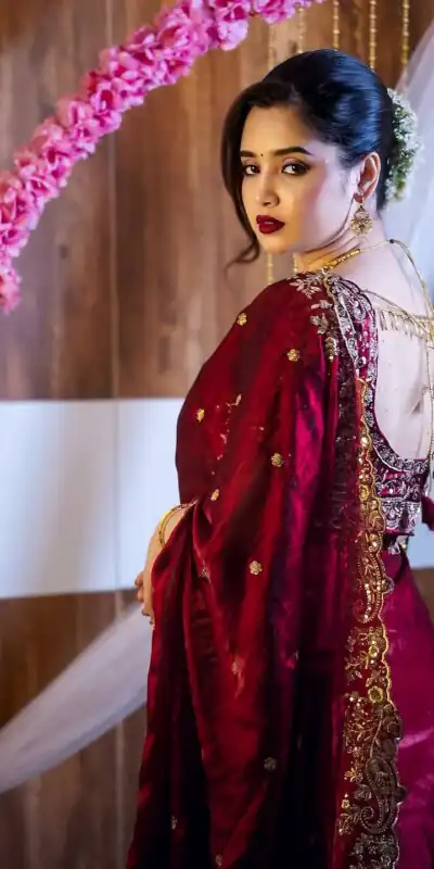 BT 3151 Maroon Fandy Satin Silk Saree with Sequins Work & Embroidery Work. Get it for ₹1949. Delivery 4-6 Working Days. Shop now. | Bollywood Sarees, Creative Sarees, Designer Sarees, Embroidered Sarees, Ethnic Saree, Modern Digital sarees, Party Wear Sarees, Sarees