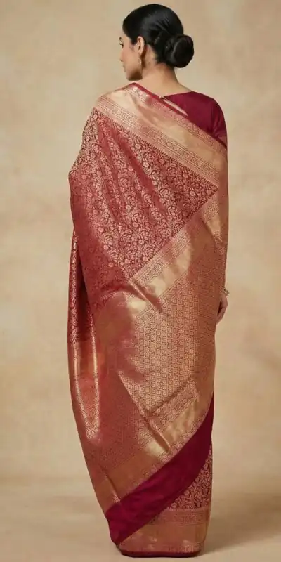 KPR 261 Maroon in Soft Lichi Silk Lace Border & Lace Work Saree . Available at ₹1499 only. Delivery 4-6 Working Days. Shop now. | Bollywood Sarees, Creative Sarees, Designer Sarees, Embroidered Sarees, Ethnic Saree, Modern Digital sarees, Party Wear Sarees, Sarees