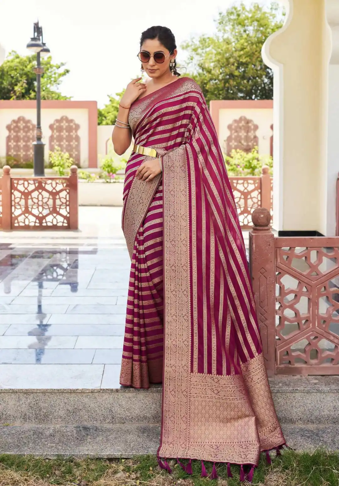 KPR 232 Maroon Soft Lichi Silk Saree Perfect for Wedding, Party, Anniversary, Sangeet, Baby Shower – . Now at just ₹1399. Delivery 4-6 Working Days. Shop n | Bollywood Sarees, Creative Sarees, Designer Sarees, Embroidered Sarees, Ethnic Saree, Modern Digital sarees, Party Wear Sarees, Sarees