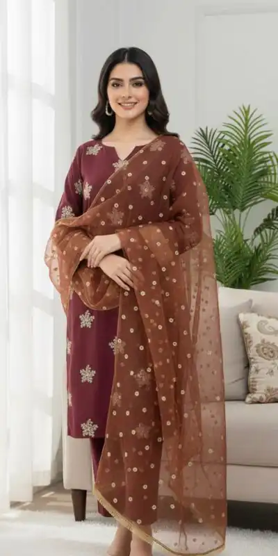 NSR 853 Maroon Natural Crep Silk Salwar Suit Perfect for Wedding, Party, Pongal, Baisakhi, Onam –. Grab it for ₹1749. Delivery 4-6 Working Days. | Jump Suits, Straight Suits, Tops & Bottoms, Track Suits, Trendy Wear, Casual Suits, Creative suits, Designer Suits, Palazzo Suits, Party Wear Suits, Patiala Suits, Salwar suit