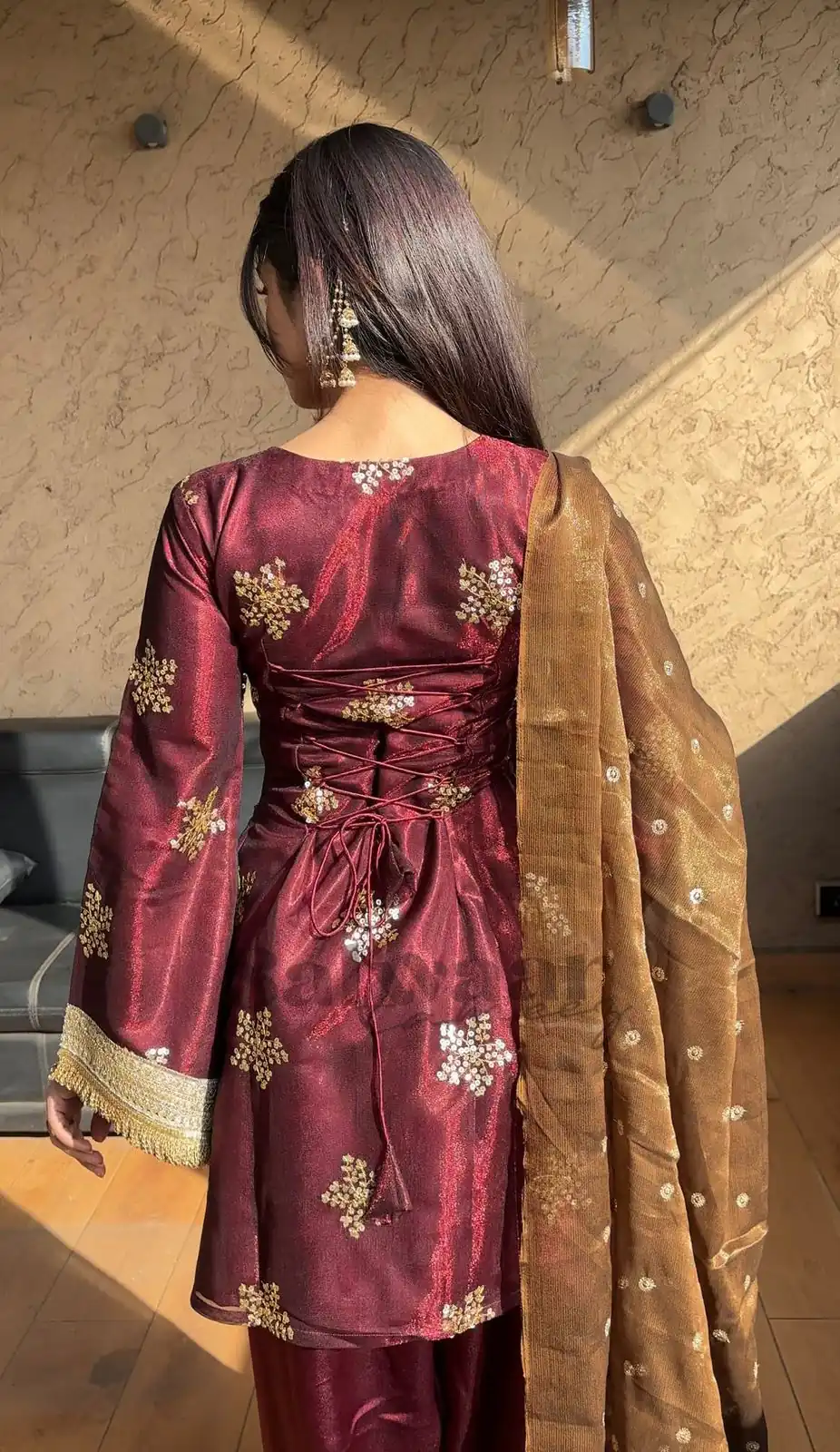 NSR 853 Maroon Natural Crep Silk Salwar Suit Perfect for Wedding, Party, Pongal, Baisakhi, Onam –. Grab it for ₹1749. Delivery 4-6 Working Days. | Jump Suits, Straight Suits, Tops & Bottoms, Track Suits, Trendy Wear, Casual Suits, Creative suits, Designer Suits, Palazzo Suits, Party Wear Suits, Patiala Suits, Salwar suit