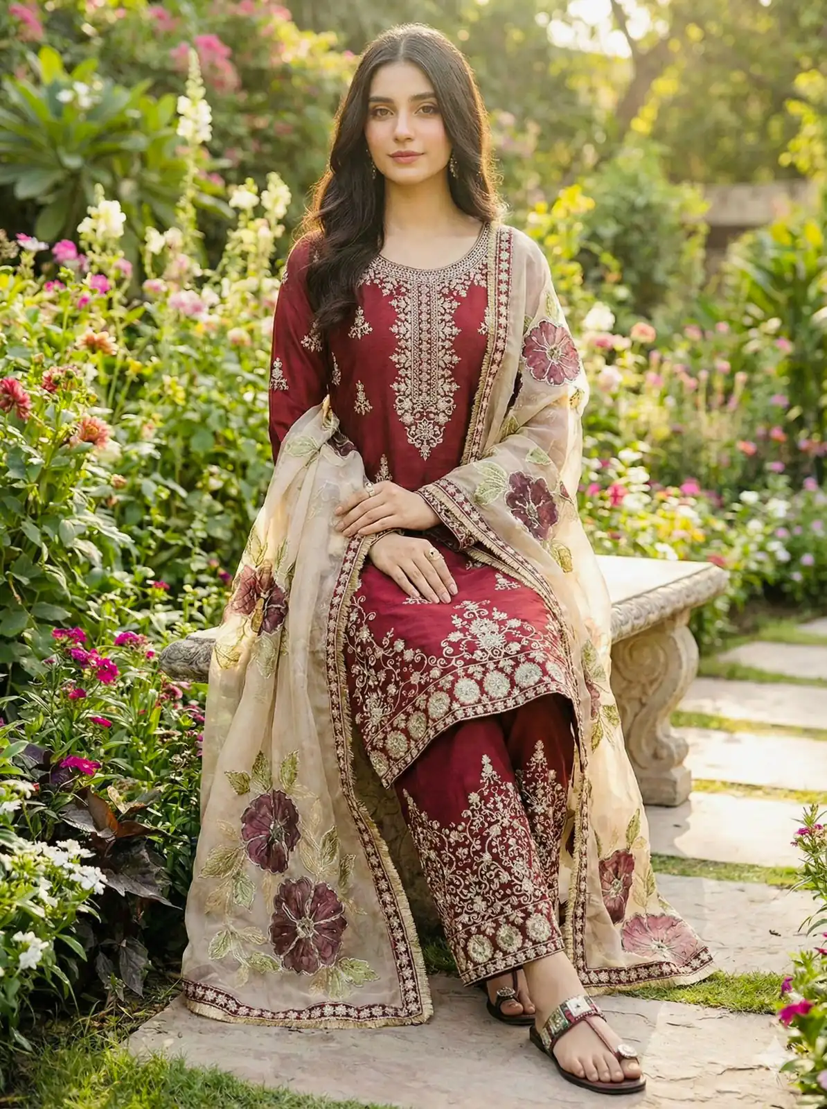 SRK 5318 Maroon in Organza Silk Lace Work & Embroidery Work Salwar Suit . Get it for ₹2399. Delivery 4-6 Working Days. Shop now. | Jump Suits, Straight Suits, Tops & Bottoms, Track Suits, Trendy Wear, Casual Suits, Creative suits, Designer Suits, Palazzo Suits, Party Wear Suits, Patiala Suits, Salwar suit