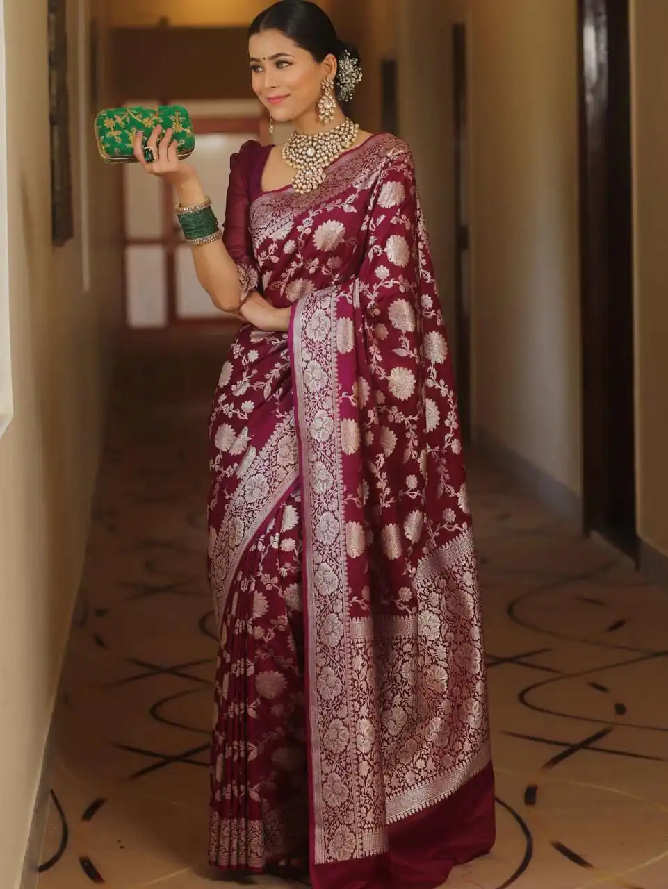 KP 5085 Maroon in Soft Lichi Silk Wedding, Party, Festive, Events Designer Work Saree . Get it for ₹1349. Delivery 4-6 Working Days. Shop now. | Bollywood Sarees, Creative Sarees, Designer Sarees, Embroidered Sarees, Ethnic Saree, Modern Digital sarees, Party Wear Sarees, Sarees