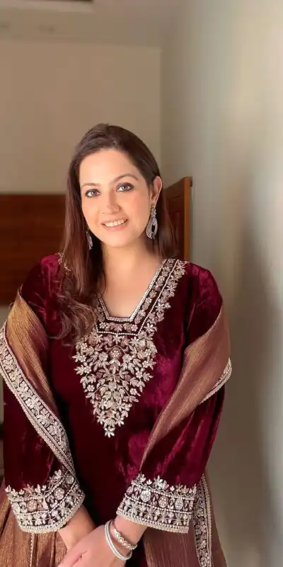 AD 185 Maroon Viscose Velvet Salwar Suit with Embroidery Work & Lace Work. Grab it for ₹2099. Delivery 4-6 Working Days. Shop now. | Jump Suits, Tops & Bottoms, Track Suits, Trendy Wear, Casual Suits, Creative suits, Designer Suits, Palazzo Suits, Party Wear Suits, Patiala Suits, Salwar suit, Straight Suits