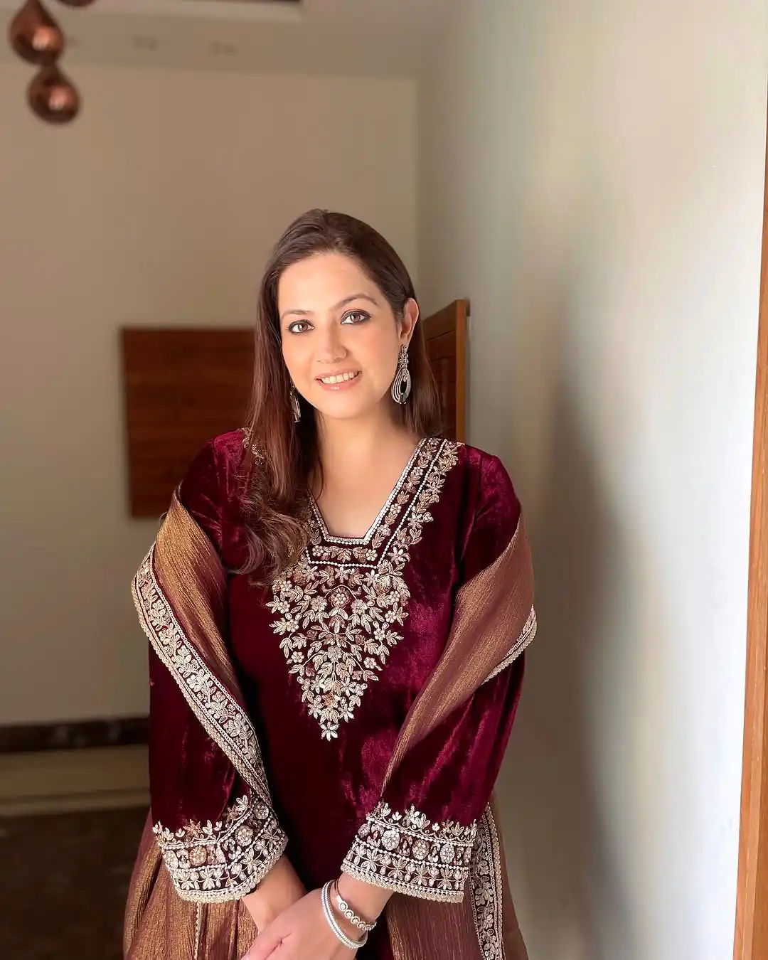 AD 185 Maroon Viscose Velvet Salwar Suit with Embroidery Work & Lace Work. Grab it for ₹2099. Delivery 4-6 Working Days. Shop now. | Jump Suits, Tops & Bottoms, Track Suits, Trendy Wear, Casual Suits, Creative suits, Designer Suits, Palazzo Suits, Party Wear Suits, Patiala Suits, Salwar suit, Straight Suits