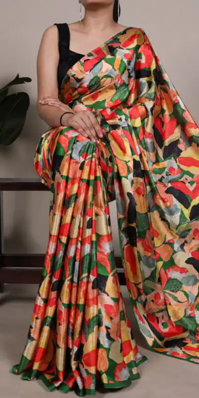 YNF 7027 Mustered Satin Silk Saree Perfect for Wedding, Party, Sangeet, Makar Sankranti, Reception – . Special Price ₹1549. Delivery 4-6 Working Days | Bollywood Sarees, Creative Sarees, Designer Sarees, Embroidered Sarees, Ethnic Saree, Modern Digital sarees, Party Wear Sarees, Sarees