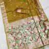 MB 389 Mustered Soft Paithani Silk Saree with Lace Work & Zari Work. Affordable Price ₹2049. Delivery 4-6 Working Days. Shop now. | Bollywood Sarees, Creative Sarees, Designer Sarees, Embroidered Sarees, Ethnic Saree, Modern Digital sarees, Party Wear Sarees, Sarees