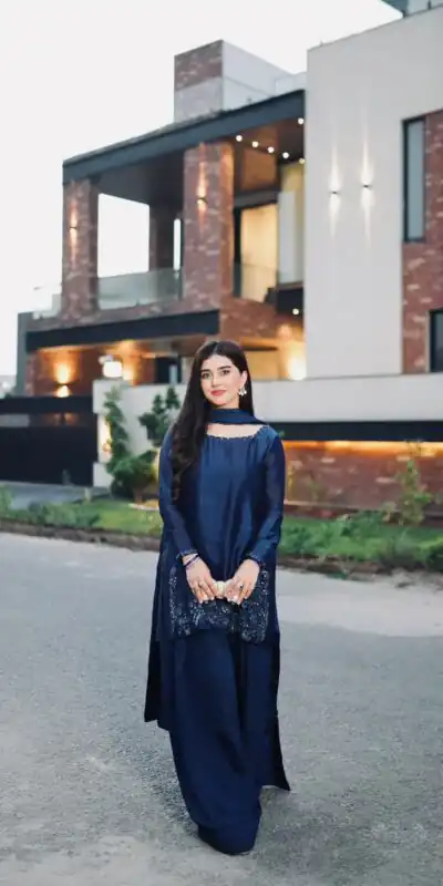ZF 420 Navy Blue in Natural Crep Silk Embroidery Work Salwar Suit . Exclusive Offer ₹1899. Delivery 4-6 Working Days. Shop now. | Jump Suits, Straight Suits, Tops & Bottoms, Track Suits, Trendy Wear, Casual Suits, Creative suits, Designer Suits, Palazzo Suits, Party Wear Suits, Patiala Suits, Salwar suit