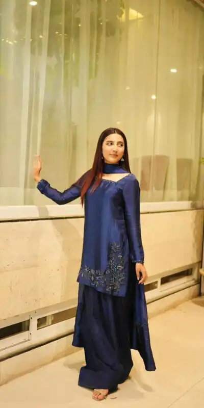 ZF 420 Navy Blue in Natural Crep Silk Embroidery Work Salwar Suit . Exclusive Offer ₹1899. Delivery 4-6 Working Days. Shop now. | Jump Suits, Straight Suits, Tops & Bottoms, Track Suits, Trendy Wear, Casual Suits, Creative suits, Designer Suits, Palazzo Suits, Party Wear Suits, Patiala Suits, Salwar suit