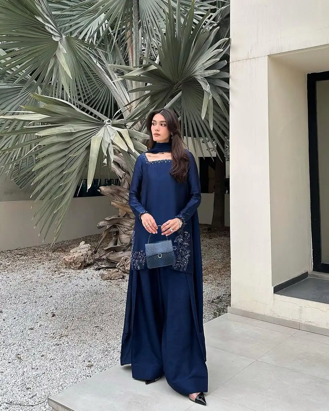 ZF 420 Navy Blue in Natural Crep Silk Embroidery Work Salwar Suit . Exclusive Offer ₹1899. Delivery 4-6 Working Days. Shop now. | Jump Suits, Straight Suits, Tops & Bottoms, Track Suits, Trendy Wear, Casual Suits, Creative suits, Designer Suits, Palazzo Suits, Party Wear Suits, Patiala Suits, Salwar suit