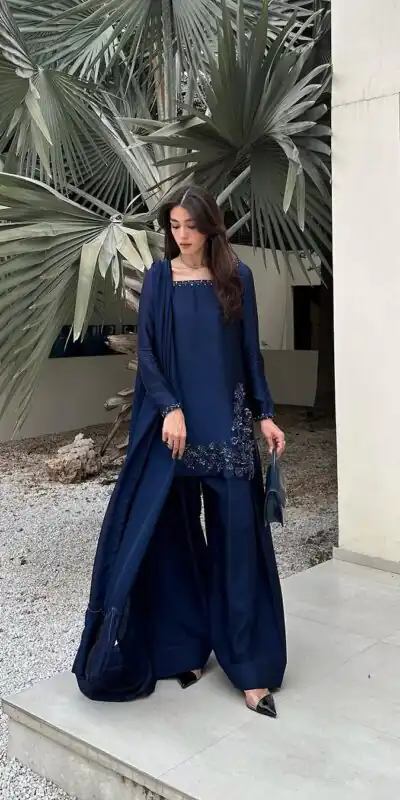 ZF 420 Navy Blue in Natural Crep Silk Embroidery Work Salwar Suit . Exclusive Offer ₹1899. Delivery 4-6 Working Days. Shop now. | Jump Suits, Straight Suits, Tops & Bottoms, Track Suits, Trendy Wear, Casual Suits, Creative suits, Designer Suits, Palazzo Suits, Party Wear Suits, Patiala Suits, Salwar suit