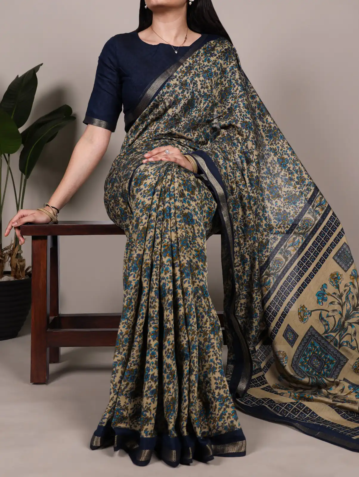 YNF 7200 Navy Blue Color Polyester Viscose Chanderi Saree with Zari Work. Get it for ₹1599. Delivery 4-6 Working Days. Shop now. | Bollywood Sarees, Creative Sarees, Designer Sarees, Embroidered Sarees, Ethnic Saree, Modern Digital sarees, Party Wear Sarees, Sarees