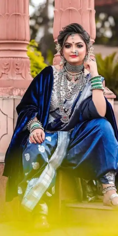 KPR 095 Navy Blue Soft Lichi Silk Saree with Lace Border & Lace Work. Affordable Price ₹1399. Delivery 4-6 Working Days. Shop now. | Bollywood Sarees, Creative Sarees, Designer Sarees, Embroidered Sarees, Ethnic Saree, Modern Digital sarees, Party Wear Sarees, Sarees