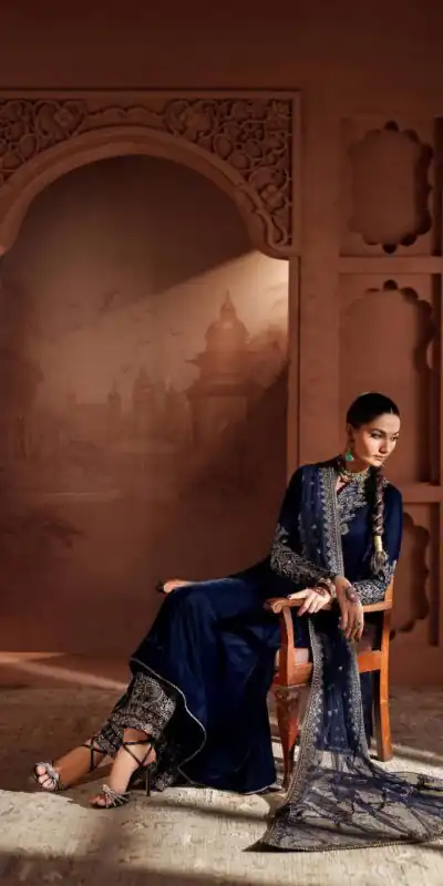 LG 2041 Navy Blue Velvet Salwar Suit Perfect for Wedding, Party, Baby Shower, Makar Sankranti, Pongal – . Best Price ₹2399. Delivery 4-6 Working D | Jump Suits, Straight Suits, Tops & Bottoms, Track Suits, Trendy Wear, Casual Suits, Creative suits, Designer Suits, Palazzo Suits, Party Wear Suits, Patiala Suits, Salwar suit