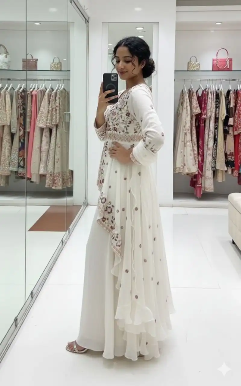 LG 2051 Off White in Rangoli Silk Embroidery Work Salwar Suit . Introductory Price ₹2549. Delivery 4-6 Working Days. Shop now. | Jump Suits, Straight Suits, Tops & Bottoms, Track Suits, Trendy Wear, Casual Suits, Creative suits, Designer Suits, Palazzo Suits, Party Wear Suits, Patiala Suits, Salwar suit