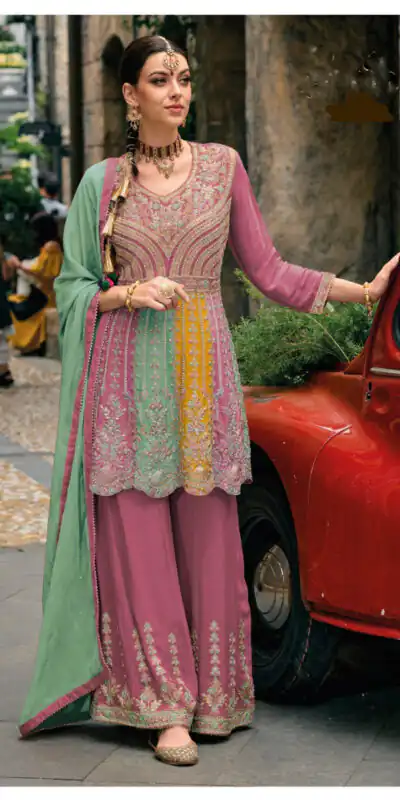 FC 1608 Onion in Color Chinon Embroidery Work & Lace Work Salwar Suit . Best Price ₹3099. Delivery 4-6 Working Days. Shop now. | Jump Suits, Tops & Bottoms, Track Suits, Trendy Wear, Casual Suits, Creative suits, Designer Suits, Palazzo Suits, Party Wear Suits, Patiala Suits, Salwar suit, Straight Suits