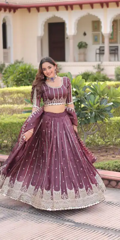 KA 5056 Onion Gold Crush Lehenga Choli with Embroidery Work & Zari Work. Best Price ₹2599. Delivery 4-6 Working Days. Shop now. | Bollywood Lehenga, Creative Lehenga, Designer Lehenga, Embroidered Lehenga, Lehenga, Party Wear Lehenga